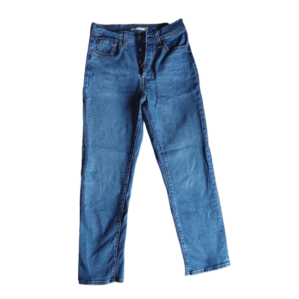 Levi's wedgie straight jean medium wash sz 30